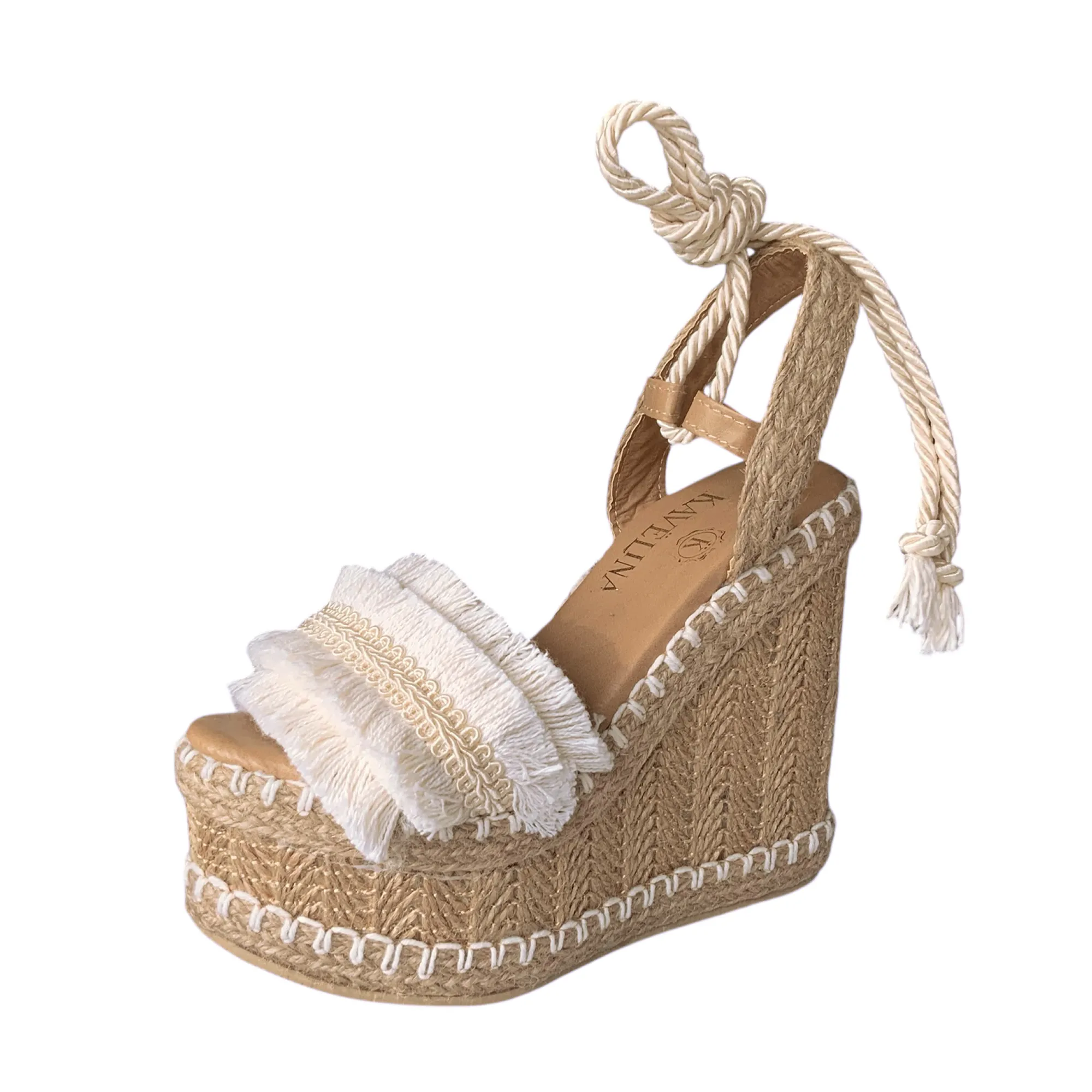 ALBA KAVËLINA White espadrilles