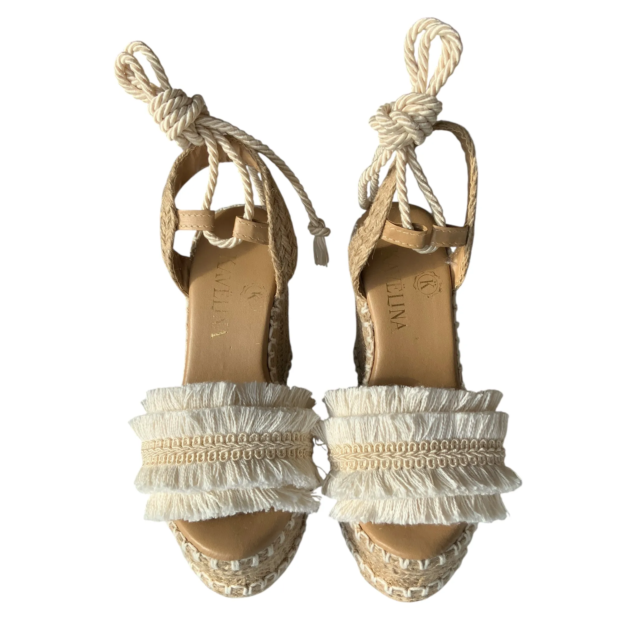ALBA KAVËLINA White espadrilles