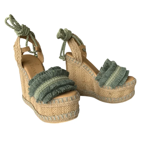 JADE KAVËLINA Green espadrilles