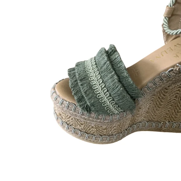 JADE KAVËLINA Green espadrilles